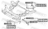Febest 1924-E70FRH Right Lower Front Arm