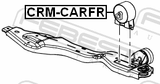 Febest CRM-CARFR Front Engine Mount