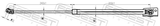 Febest 12117-011RH Tailgate Gas Strut Right
