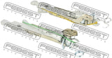 Febest 2404-SAN8R Rear Brake Shoe Adjuster Kit