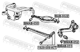 Febest 1929-009-KIT Repair Kit, Camber Adjusting Eccentric Bolt