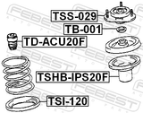 Febest TSS-029 Front Shock Absorber Mounting