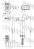Febest 01640-007 Ignition Coil