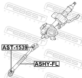 Febest ASHY-FL Intermediate Steering Shaft