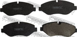 Febest 1601-639F Pad Kit, Disc Brake, Front