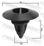 Febest 88570-179 Retainer Clip
