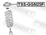 Febest TSS-GGN25F Front Shock Absorber Mounting