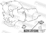 Febest BZM-251DM Transmission Mount