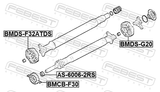 Febest BMCB-F30 Drive Shaft Bearing