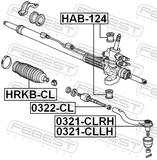 Febest HRKB-CL Steering Gear Boot