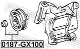 Febest 0187-GX100 Pulley Tensioner Kit