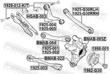 Febest 1929-012-KIT Camber Adjusting Eccentric Bolt (Set)