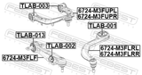 Febest 6724-M3FUPR Right Upper Front Arm