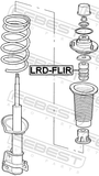 Febest LRD-FLIR Rear Shock Absorber Jounce Bumper