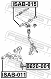 Febest 0620-001 Ball Joint Front Lower Arm