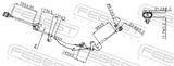Febest 04606-013 ABS Sensor Front Left