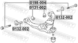 Febest 0198-004 Bolt