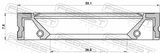 Febest 95GFZ-38550808R Oil Pump Seal 36.5X55.1X7.8X7.8