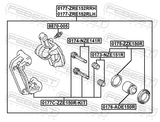 Febest 0174-NZE141R Rear Caliper Slide Pin