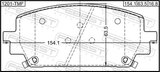 Febest 1201-TMF Pad Kit, Disc Brake, Front - Kit