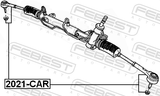 Febest 2021-CAR Steering Tie Rod End