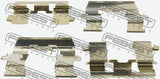 Febest 0303-ACCF Disc Brake Clip Set