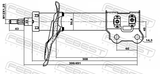 Febest 12110-001FR Shock Absorber Front Right