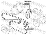 Febest 1988-N53 Pulley Idler