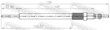Febest 16642-005 Glow Plug