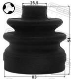 Febest 1215-CMATLH Boot Inner CV Joint Kit 83X94X25.5