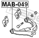 Febest MAB-049 Bushing, Rear Upper Control Arm