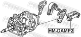 Febest HM-DAMP2 Damper Rear Differential Mount