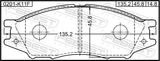 Febest 0201-K11F Pad Kit, Disc Brake, Front