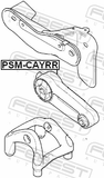 Febest PSM-CAYRR Rear Engine Mount