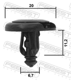 Febest 88570-095 Retainer Clip