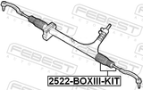 Febest 2522-BOXIII-KIT Steering Tie Rod (Set)