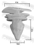 Febest 88570-159 Retainer Clip
