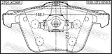 Febest 2701-XC90F Pad Kit, Disc Brake, Front (With Anti Squeal Shim)