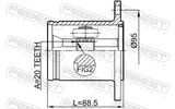 Febest 0111-MHU38R Inner CV Joint 20X95
