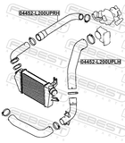 Febest 04452-L200UPRH Intercooler Hose
