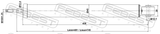 Febest 35110-004R Rear Shock Absorber Gas.Twin Tube