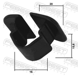 Febest 88570-157 Retainer Clip