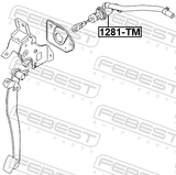 Febest 1281-TM Clutch Master Cylinder