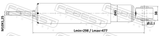 Febest 14110-006R Rear Shock Absorber Gas.Twin Tube