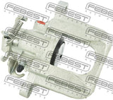Febest 2077-CARRLH Rear Left Brake Caliper Assembly
