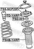 Febest TSS-NCP20F Front Shock Absorber Mounting
