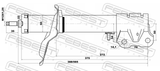 Febest 04660919FR Shock Absorber Front Right