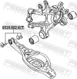 Febest 0529-002-KIT Repair Kit, Camber Adjusting Eccentric Bolt