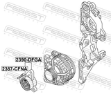 Febest 2390-DFGA Belt Tensioner