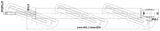 Febest 07110-001R Rear Shock Absorber Gas.Twin Tube